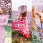 Spring Preset, 10 Mobile LIGHTROOM Presets SPRING VIBES, Vibrant Mobile Presets for Lightroom, Natural Light Bright Preset