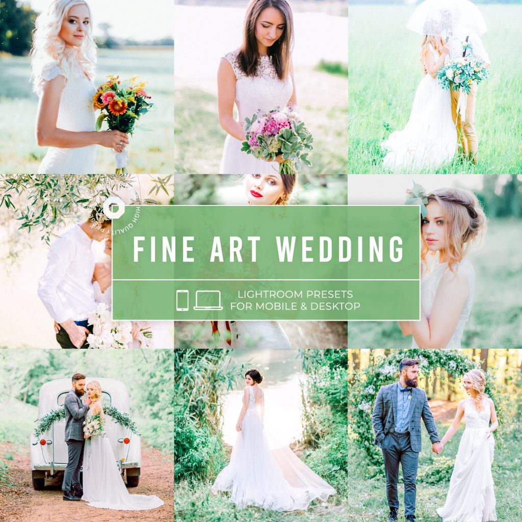 Fine Art Wedding Lightroom Presets Mobile & Desktop Collection Free Download