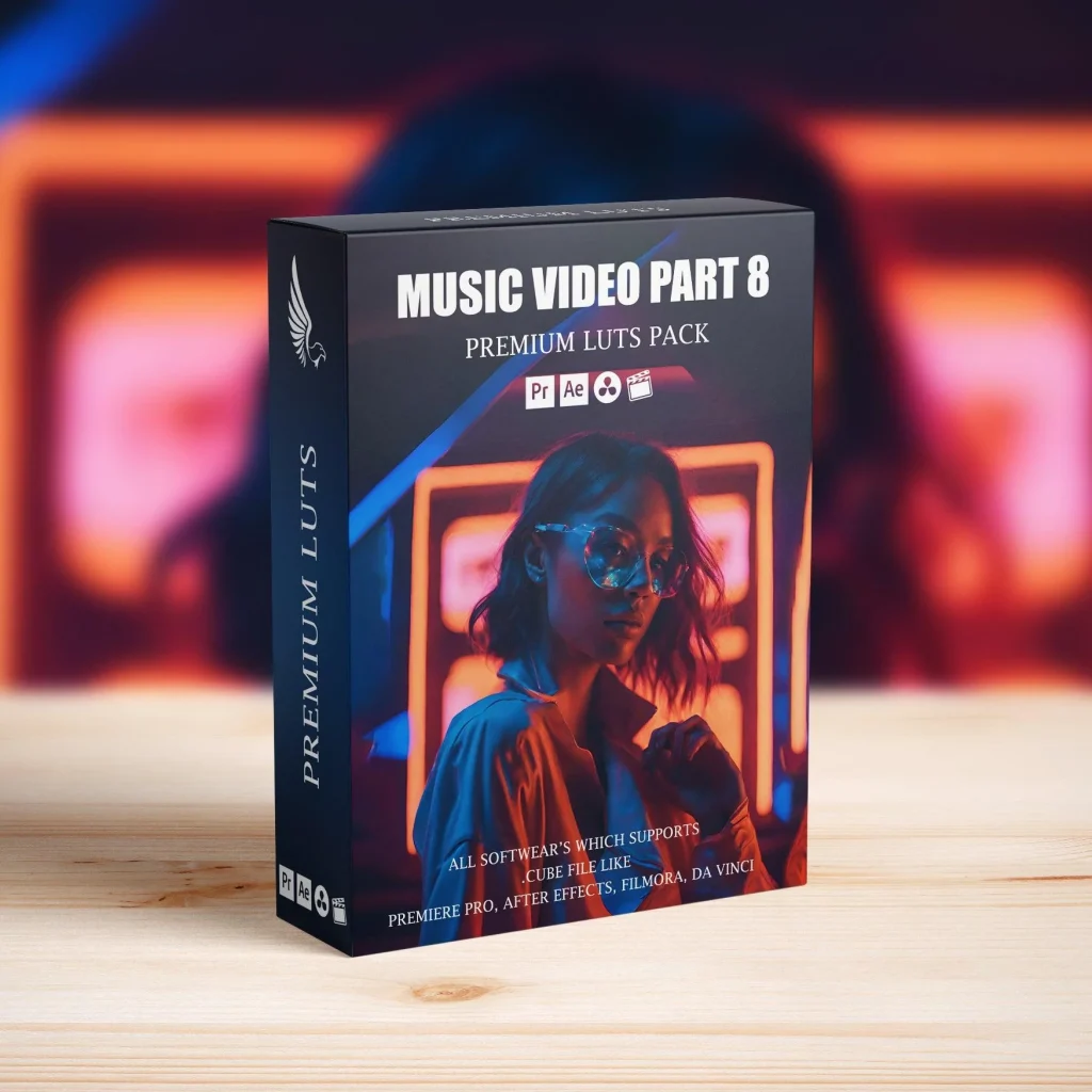 music video color grading cinematic luts pack part 8 aaapresets